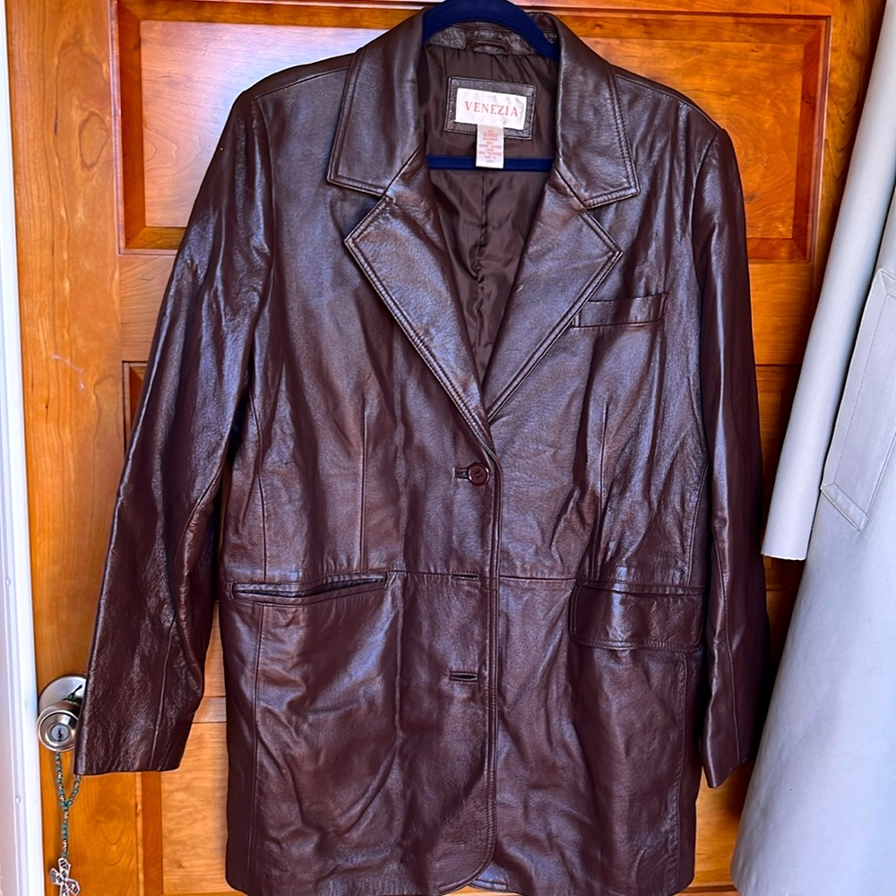 VENEZIA leather jacket for woman